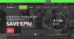 Desktop Screenshot of oneplays.com