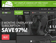 Tablet Screenshot of oneplays.com